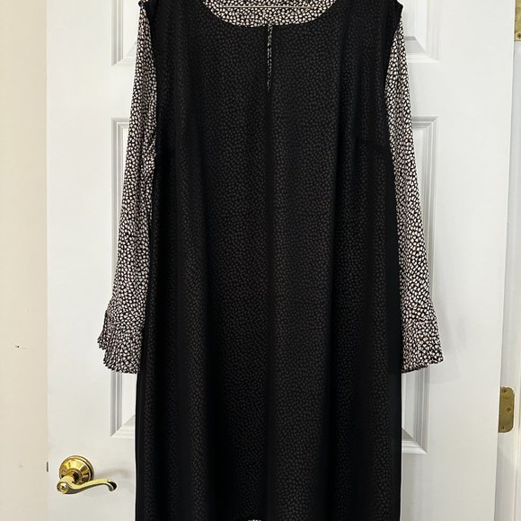 LOFT PLUS Floral Print Belted Dress - Size 22 - Picture 9 of 10